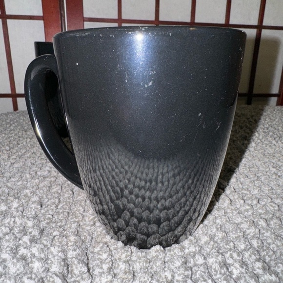 Corelle Stoneware Black Coffee Cups Mugs Set of 2 - Picture 6 of 15